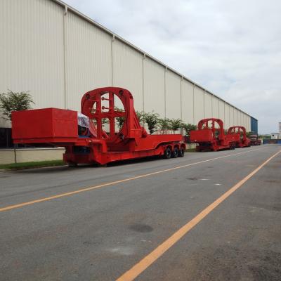 China 65M Truck Trailer Extendable Wind Turbines Turbine Blade Transport Trailer Used In Road For Sale for sale