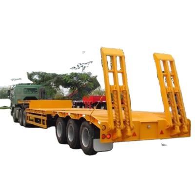 China Multi-axle 4X4 2 3 Flat Bed Suspension Truck Semi Independent Truck Trailer Good Quality Good Quality Trailer for sale