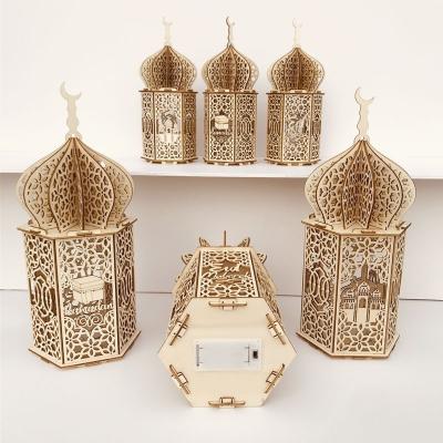 China Semi-manual and semi-mechanical manufacturing romantic atmosphere light decor wedding decoration lights for Islam for sale