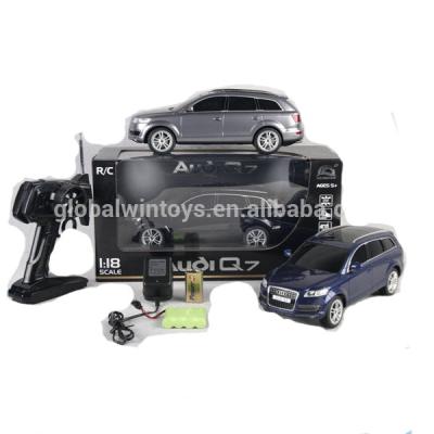 China Rc toy car 4ch 1:18 battery car scale authorized remote control suv rc toy car HQ20121 with transmitter for sale