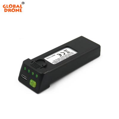 China Global Drone 4K Specialized 3.7V 1200mAh MI Drone Spare Battery For GD89 GW89 Drone Accessories 8.7cm*2.7cm*1.2cm for sale