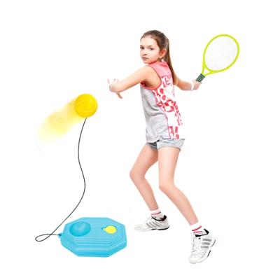 China Toy Training Rebound Ball Tennis Racket Educational Toy Girls Boys Tennis Ball Trainer Toys Indoor Outdoor Sports Toys Children for sale