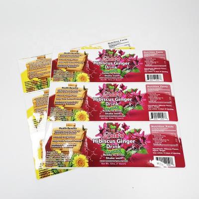 China Factory Direct Custom Sticker Labels Eco - Friendly With Full Color Print for sale