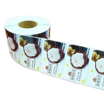 China Eco-friendly Label Printing Factory Made Adhesive Paper Sticker With Custom Logo Printing for sale