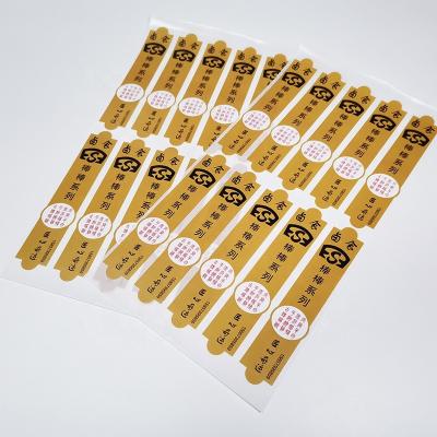 China China manufacturer direct sale sticker seal barrel customized laminated paper label for sale