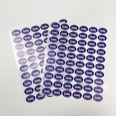 China Customized Square Decor Circular Oval Inspired Sticker Custom Labels Brand Bag Label With Customized Printing for sale