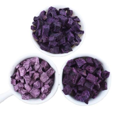 China Dry Dehydrated Air Dried Purple Vegetable Dried Potato Flakes 5*5 Mm Purple Potato for sale