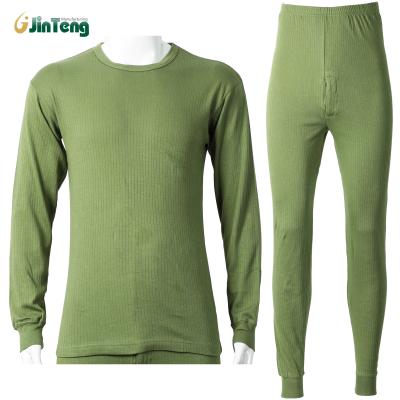 China Anti-Static Quality And Quantity Assured Mens Military Cotton Customized Pajamas Army Green for sale