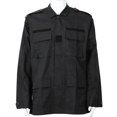 China Anti-Static Mens Water Repellent 65% Poly / 35% Cotton Rip-Stop BDU Military Uniform Coat for sale