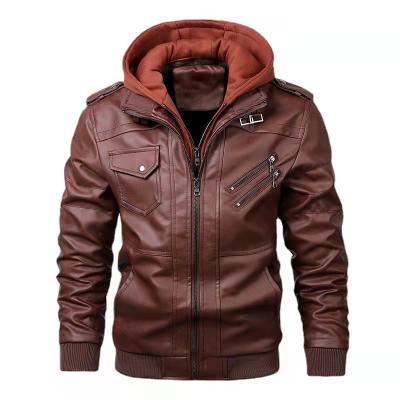 China China reliable reliable factory plus size genuine leather motorcycle heated wear hoodie mens jackets for sale