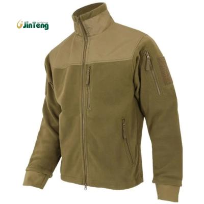 China Breathable Mens 100% Polyester Fleece With Mesh Lining Oxford Reinforcement Enhancing Outdoor Hard Working Hunting Travel Jacket for sale