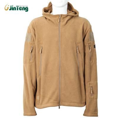 China Shell Polar Fleece Jacket For breathable tactical molle equip khaki for sale