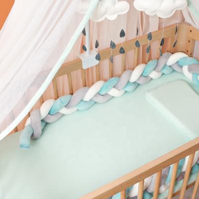 China PORTABLE Safety Bedrail Fence Corner Side Barrier Baby Bed Guards Crib Bumper for sale