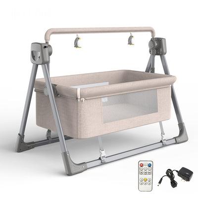 China Free Shipping Baby Portable Foldable Electric Hutch and Multifunctional Cradle Rocking Bed Sleep Portable Newborn Basket Fast Shipping for sale