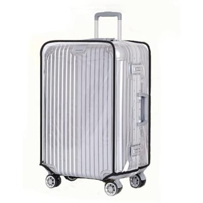 China Travel/Outdoor Hard Durable/Storage Etc Bag Box Luggage Trolley Suitcase Travel With Clear PVC Coating for sale