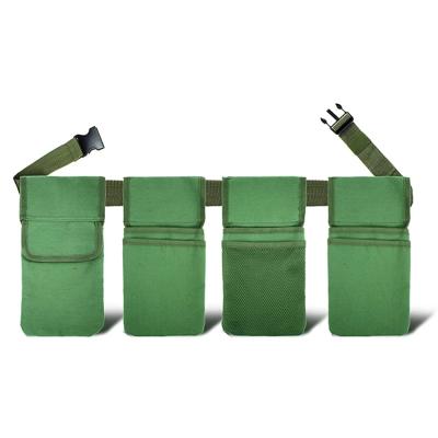 China Durable OEM/ODM Canvas Gardener Pouches Custom Garden Tool Belt Gardening Bag for sale