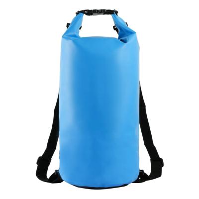 China High Quality Tarpaulin Roll-top PVC 500D Dry Bag Camping Waterproof Backpack for sale