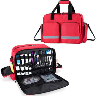 China Travel Large Compartment Home Care Nurse Bag Emergency Medical Bag Empty Bag for sale