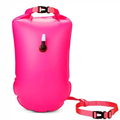 China OEM Factory Safety Open Water Beach Ultralight Waterproof Swim Buoy Dry Bag for sale