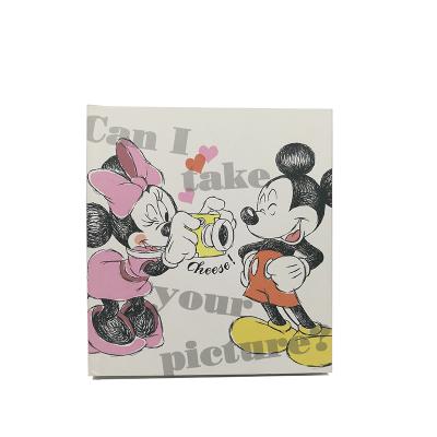 China Custom PU Cartoon DIY Self Adhesive Photo Album For Kid Paper Cover Perfect Tied Photo Album for sale