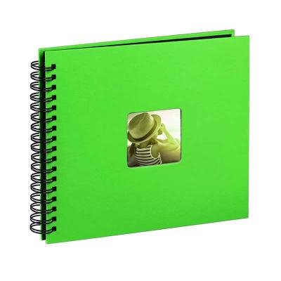 China Eco-friendly Hand Made Custom Printing Paper Hardcover Spiral Binding Photo Album for sale