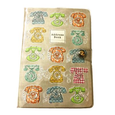 China Mini Size Personalized Cute Address Letter Index Divider Book with Push Button Closure and Letter Index Divider for sale