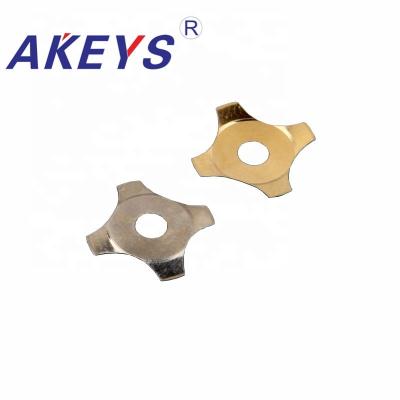 China TP-007 Durable Cross Shape Metal Dome Reset Contact 12mm Gold Plated Contact The Switch Membrane Switch Puncture Shrapnel for sale