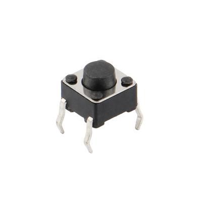 China TS-D001 6*6*5 Tact Switch 4 Pin DIP Stainless Steel TS-D001 Long Life Shrapnel Push Button Switch Type for sale