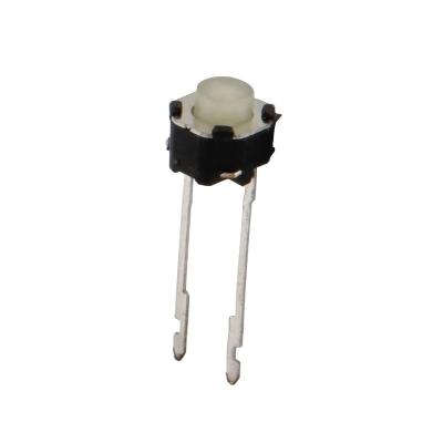 China TS-D025 6*6 Round Tact Switch Middle 2 Pin DIP Type Tact Switch With Hook TS-D025 for sale