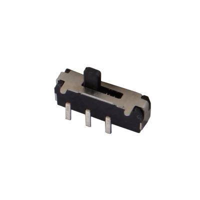 China PA66 MSK-12D18A MINI Straight SMD Slide Contact 1P2T SPDT 3 Pin Reset SK-18A Mini Inverters for sale