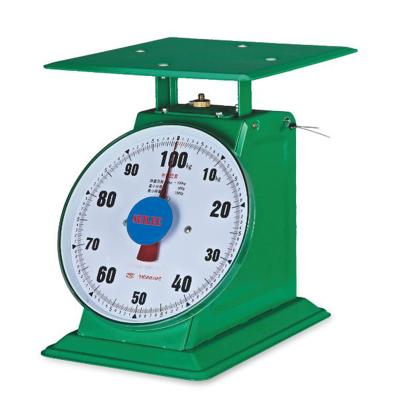 China Metal with painted body & 100kg Plate Dial Kitchen Mechanical Spring Scale for sale