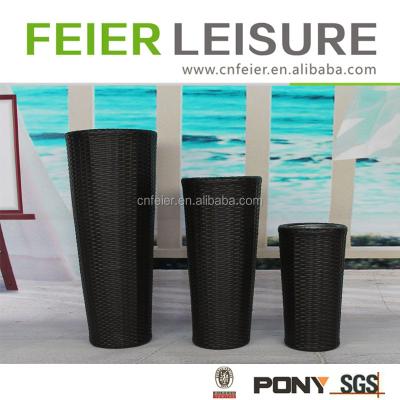 China Factory unique black plastic poly jars for sale