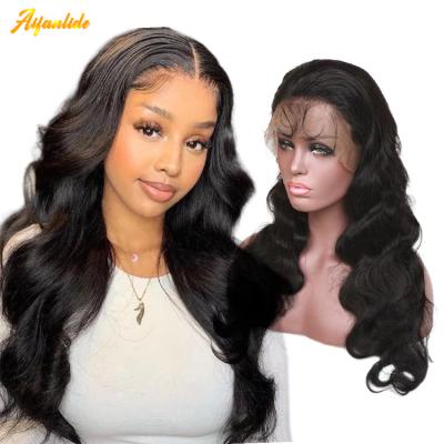 China 100% virgin full lace wigs mink hair hd lace wigs brazilian silky straight wholesale wave cuticle cuticle aligned remy hair wigs for black women for sale