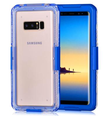 China Anti-fall Surfing Shockproof Waterproof Case For Samsung Note 9 Note 8 Phone Swimming Diving Protective Case for sale