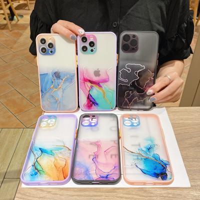 China Anti-fall wash painting design Custom design cell phone case for Iphone 12/11 pro cell phone max bag for sale