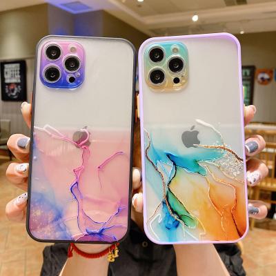 China Fluorescent Light Weight Anti-drop Flower Design Custom Phone Cases For Iphone 7-12 Pro Max Phone Cover for sale