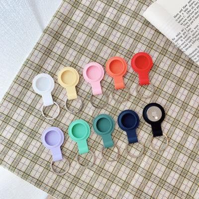 China FOR ONE AIRTAG ON SALE popular hot sale anti-lost silicone non-sticky cover FOR airtag rainbow for sale