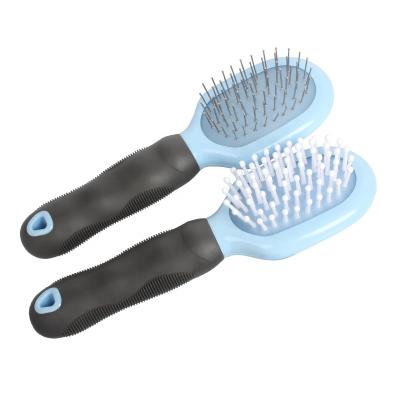 China Factory Wholesale Two Style Cat Hair Removal Massage Comb Viable Dog Hair Grooming Comb for sale