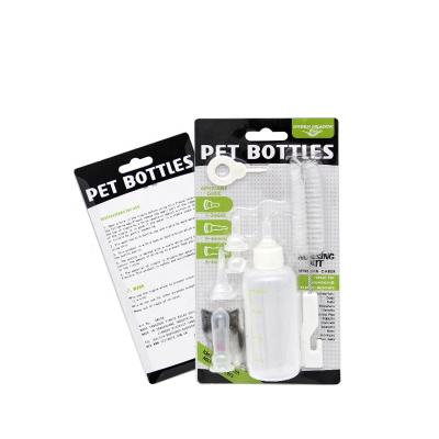 China Viable Factory Wholesale Dog Care Bottle Puppy Pet Cat Dog Feeding Bottle LOW MOQ for sale