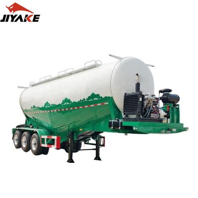 China Truck trailer price 2/3/4 axle 25 best 30 40 45 50 CBM dry bulk cement tank v shape powder truck semi trailer for powder material transportation for sale