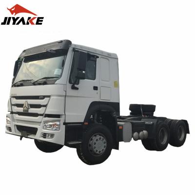 China Second Hand Cheap Used HOWO And Mileage 371/375HP 30000/40000/50000 Tractor Tractor Head Truck 6800x2490x3668 for sale