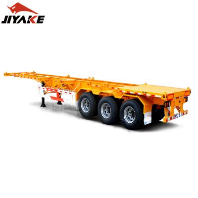 China Truck Trailer 40FT Skeleton Trailers 2/3 Axles Skeleton Container Semi Trailer Shipping Container Chassis Truck For Sale Philippines for sale