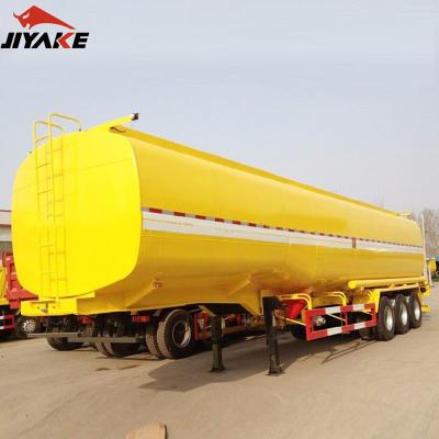 China CIMC Fuel Tanker Trailers 3 Axle 4 Axle 42CBM Transport Diesel Oil Petroleum Fuel Tanker Semi Trailer High Quality Truck Trailer for sale