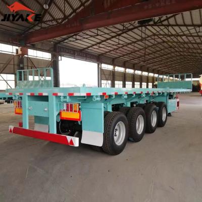 China New 5 axle flatbed container truck trailer flatbed tractor trailer for sale for sale