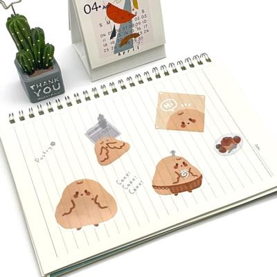 China Creative Kawaii Cute Korean Stickers Cartoon Diy Sticker Handmade DIY Scrapbook Planner Decorative Stickers for sale