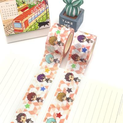 China Factory Wholesale Price Waterproof Printing Machine Christmas Glitter Washi Tape Meet Different Needs for sale