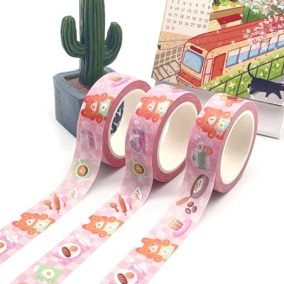 China New waterproof kawaii 60 listing bant tapes print washi tape made in china for sale