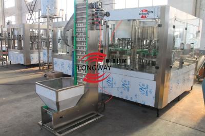 China 100% Beverage Factory Lemon Juice Glass Bottle With Twist Off Cap Washing Filling Capping Machines for sale