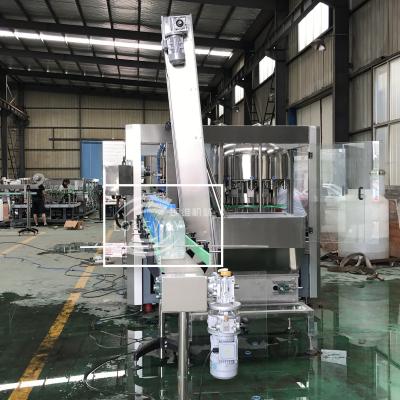 China Beverage Screw Cap 45mm/3 in 1 Big Bottle Monobloc Filling Machine for Spring Water for sale