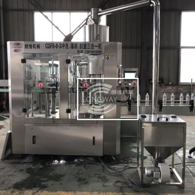 China CGF8-8-3 8 Beverage Filling Heads For Turnkey Project Bottling / Drinking Water Bottling Plant for sale